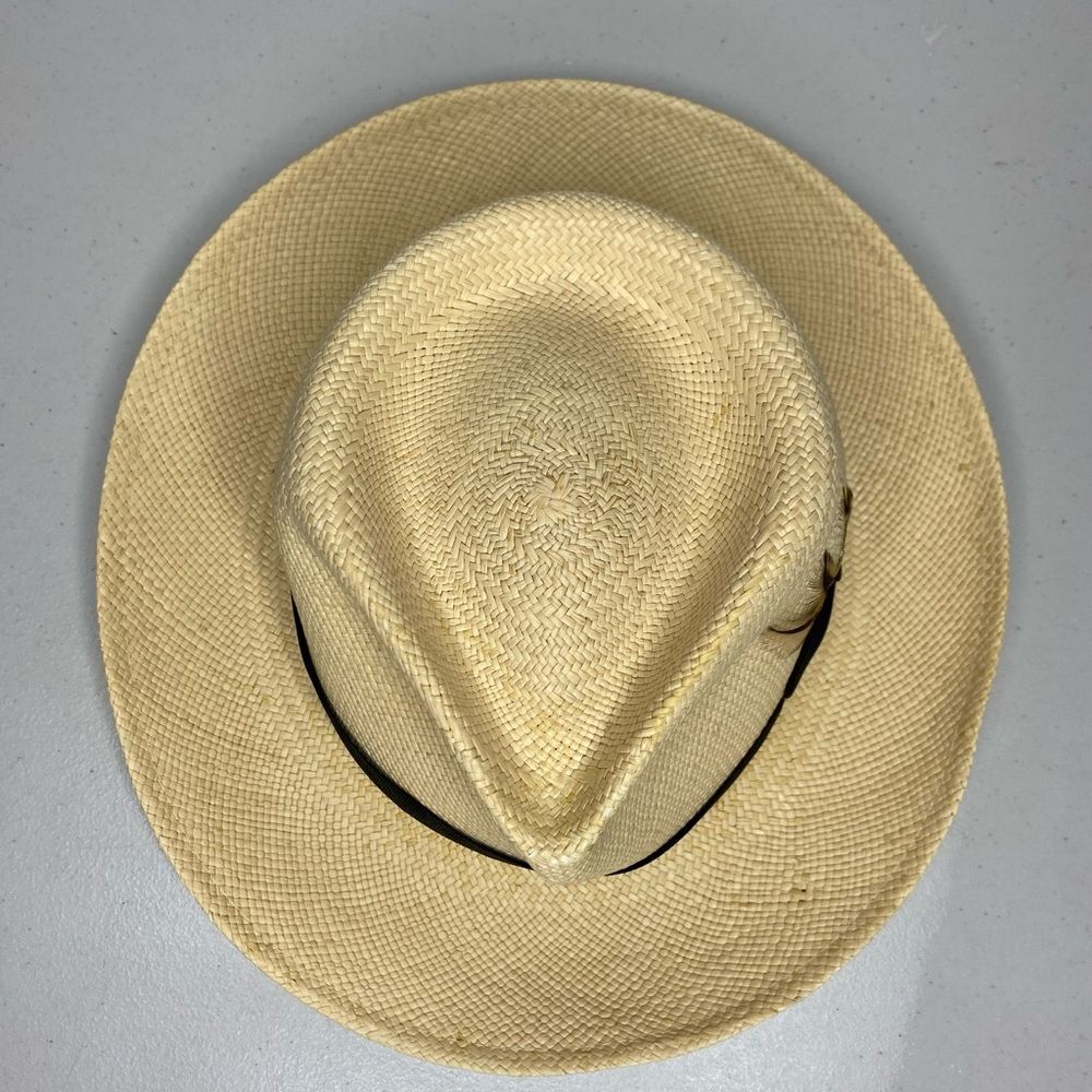 Capas Pioneer Authentic Panama hat Size Small Fedora Tropical Vacation Classic - Picture 8 of 13